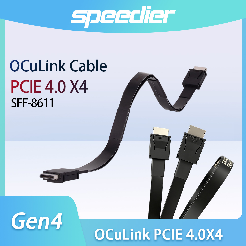 External Gpu Dock Pcie 4.0 Oculink - ADT-Link OCuLink SFF-8611 Yüksek Hızlı Kablo