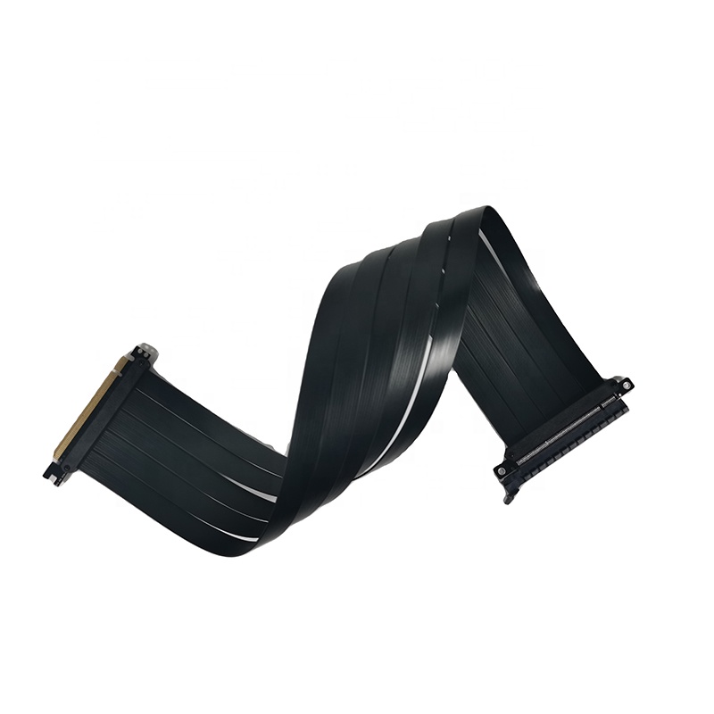 Pcie 4.0 X16 Riser Cable 90 Degree - Yeni grafik kablosu esnek PCIE 4.0