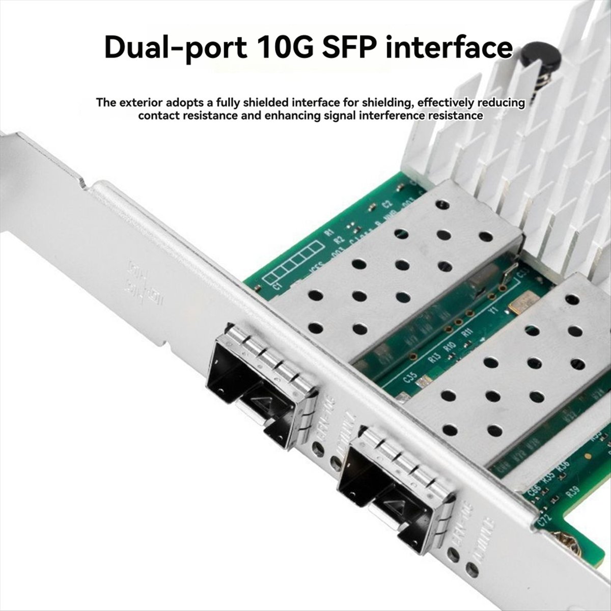 10Gb Sfp+ Pcie Network Card Dual Port - Stable- X520-DA1 10Gb SFP+ Çift Bağlantı