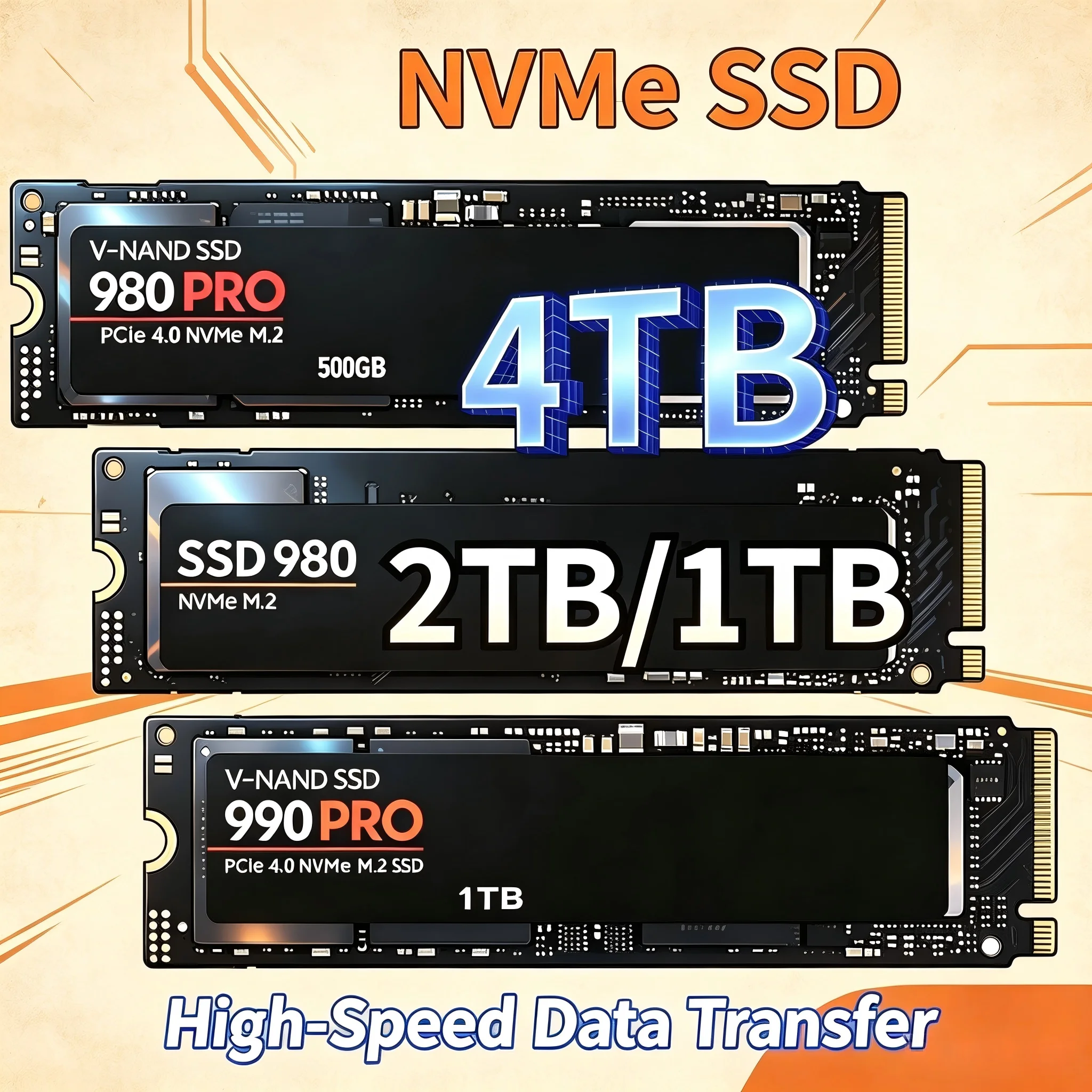 Orijinal 980Pro 990Pro M.2 NVM - M.2 Nvme 4Tb Pcie 4.0 Ssd incelemesi ve fiyatı
