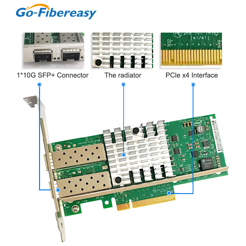 X520-DA2 10 Gb SFP+PCI-E Ağ Ka - 10Gb Sfp+ Pcie Network Card Dual Port incelemesi ve fiyatı