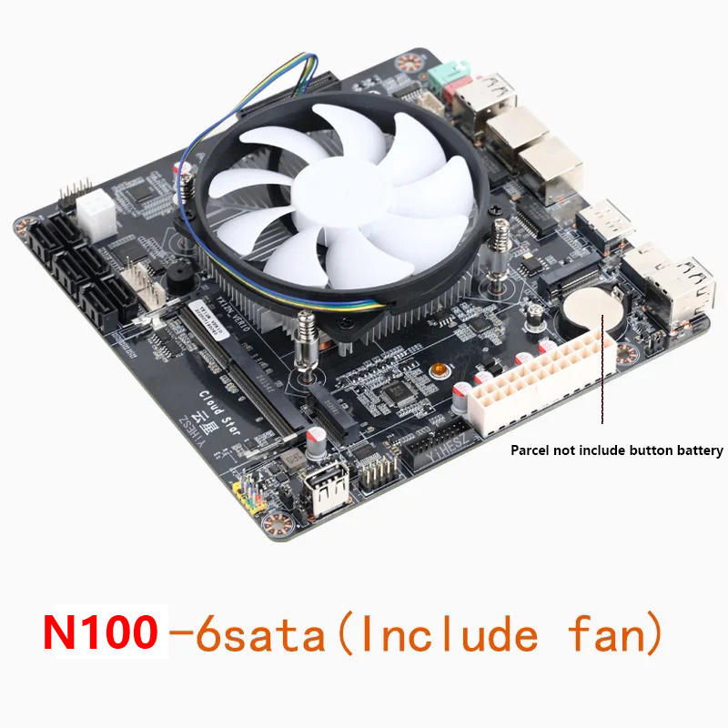 Intel N100 Mini-ITX Anakart Çi - Nas Motherboard N100 6 Sata incelemesi ve fiyatı