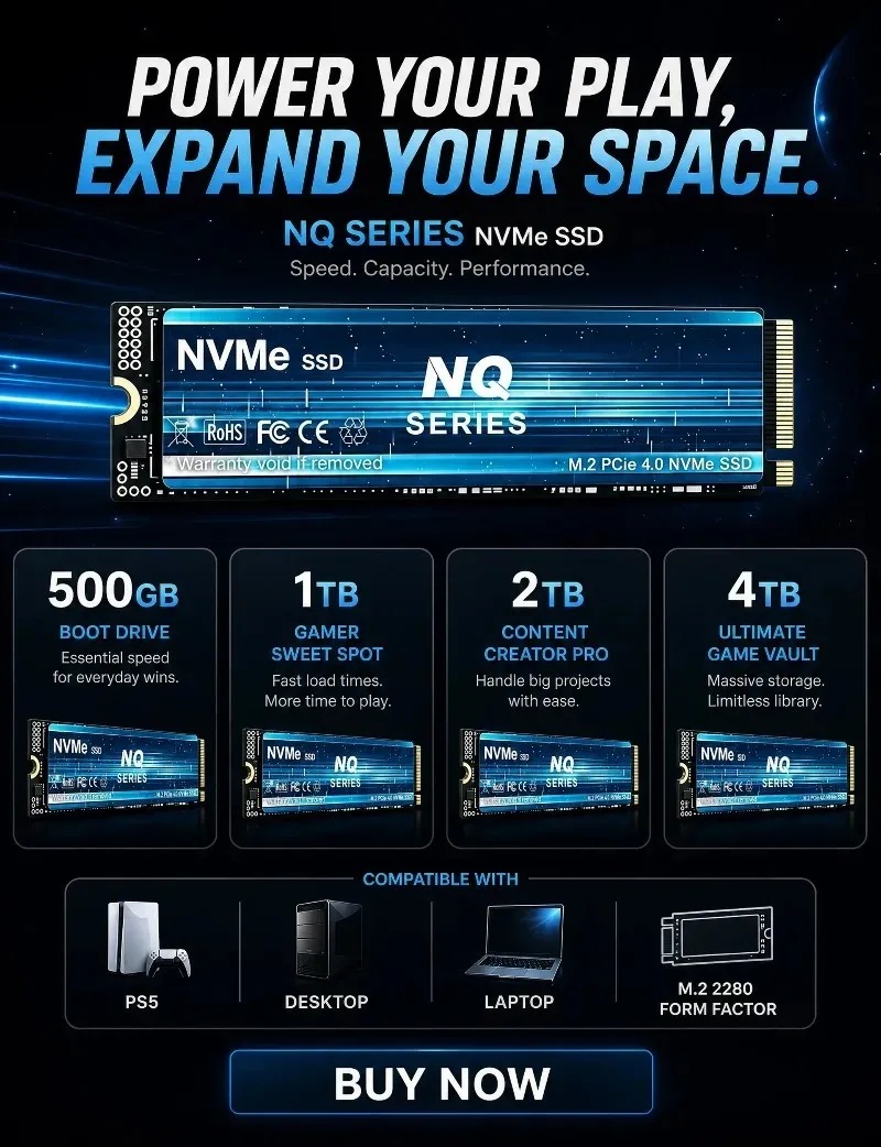 NQ 2TB 4TB PCIe 4.0 NVMe M.2 S - M.2 Nvme 4Tb Pcie 4.0 Ssd incelemesi ve fiyatı