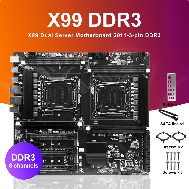 X99 Çift soketli Cpu Anakart L - X99 Dual Cpu Motherboard Combo incelemesi ve fiyatı